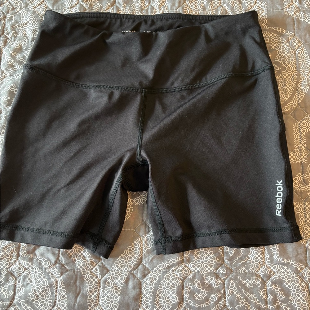 Reebok Women's Black Bike Shorts